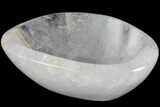 Polished Quartz Bowl - Madagascar #183644-2